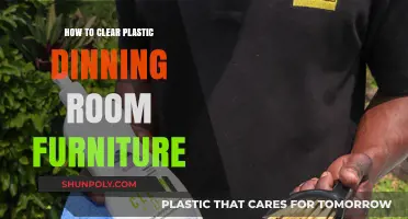 Effective Tips to Clean and Maintain Plastic Dining Room Furniture