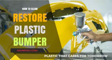 Restore Your Plastic Bumper: Easy DIY Tips for a Clear Finish