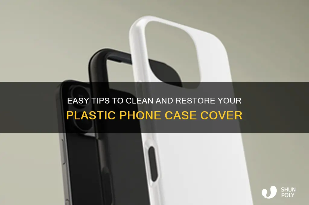how to clear up plastic phone case cover