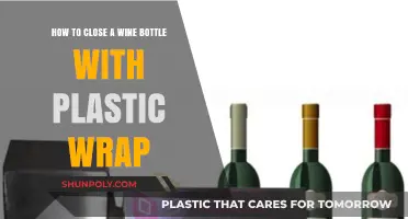 Easy Plastic Wrap Method to Seal Your Wine Bottle Tightly