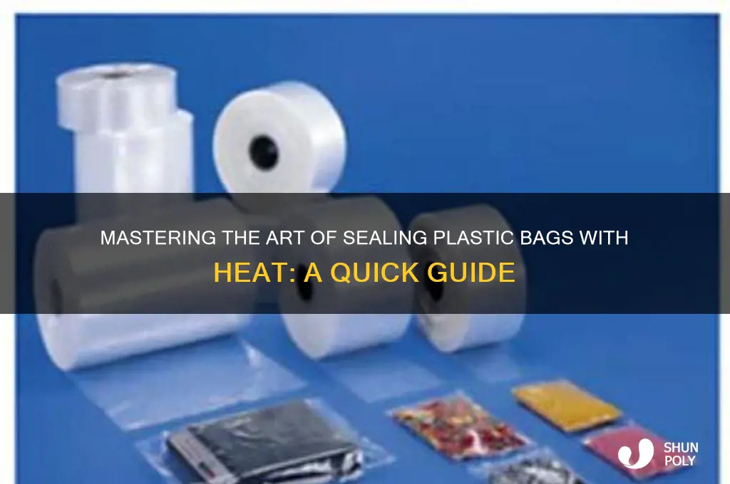 how to close plastic bag with heat