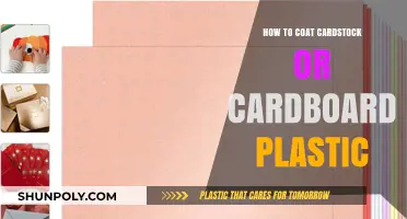 Coating Cardstock: Plastic Covering for Cardboard Perfection