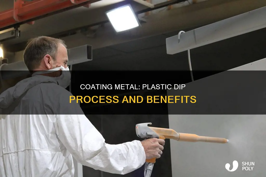 how to coat metal in plastic