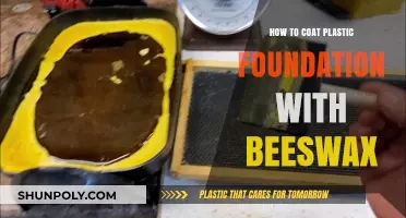 Coating Plastic Foundation: Beeswax Application Techniques