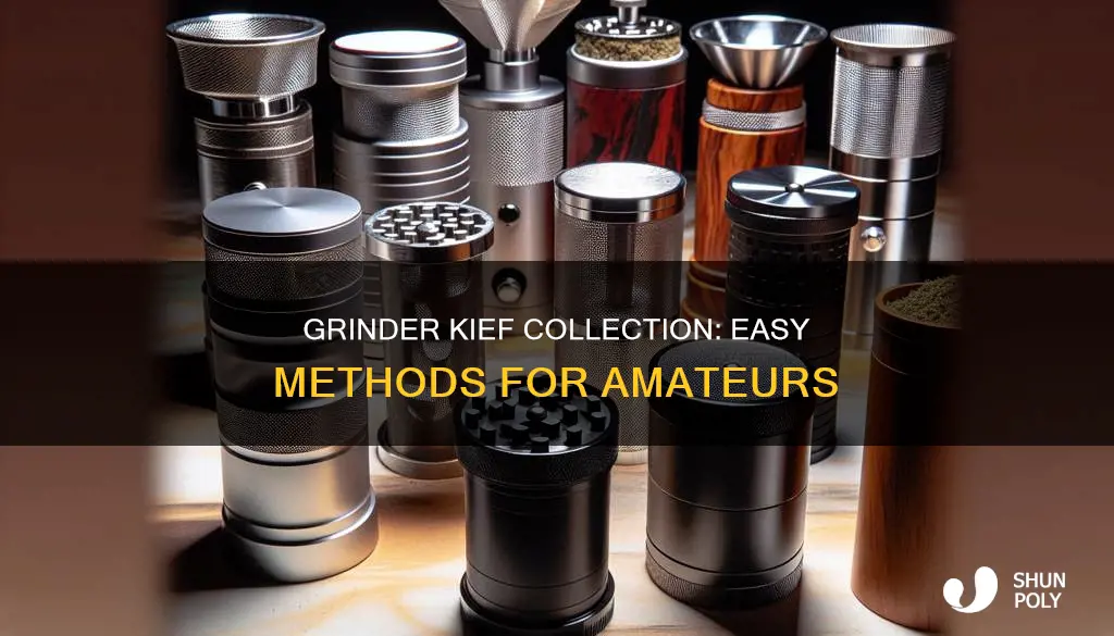 how to collect kief from plastic grinder