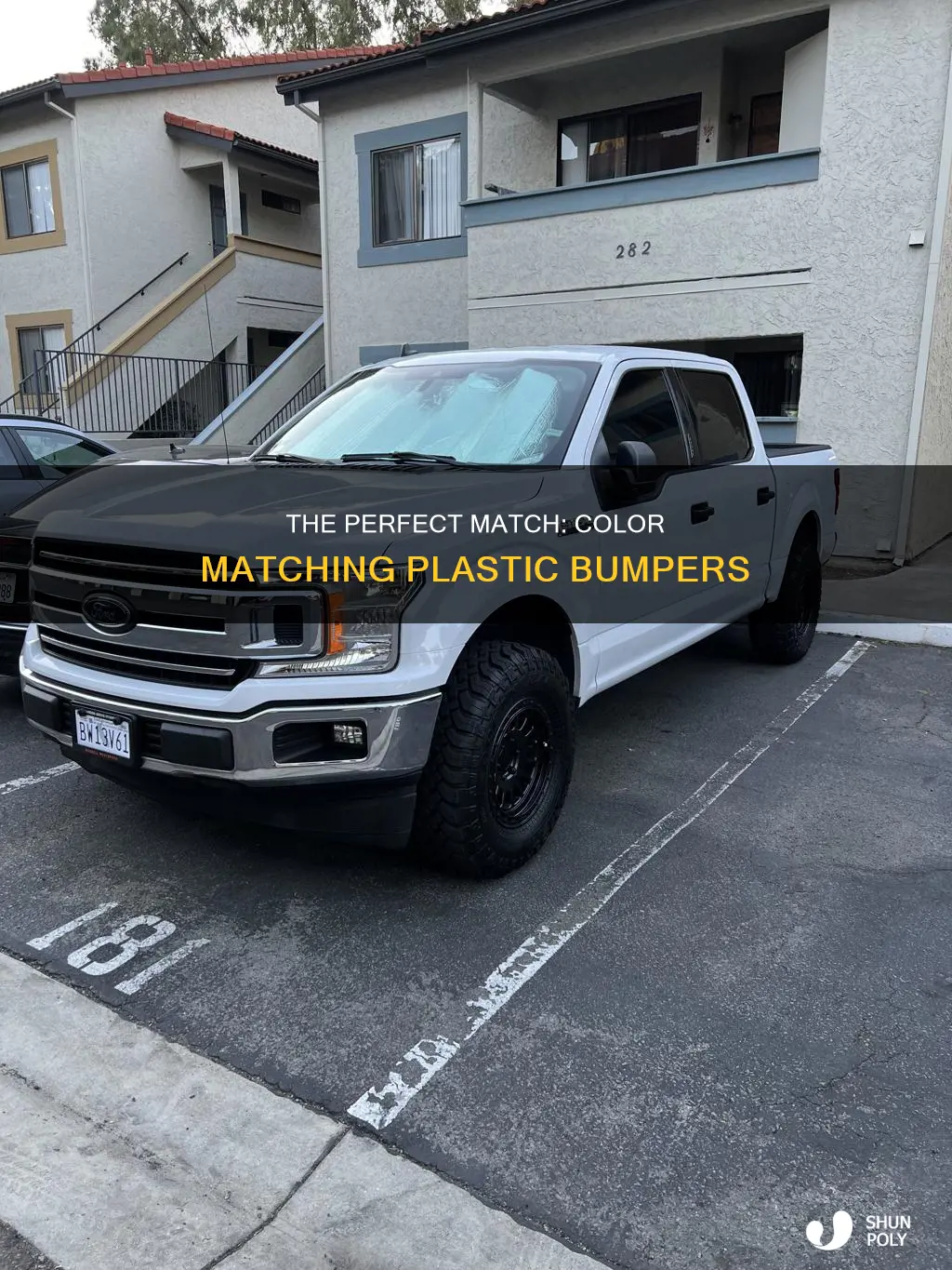 how to color match plastic bumper