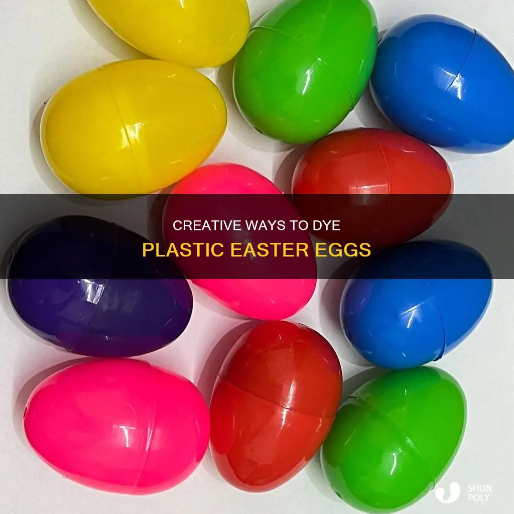 how to color plastic easter eggs