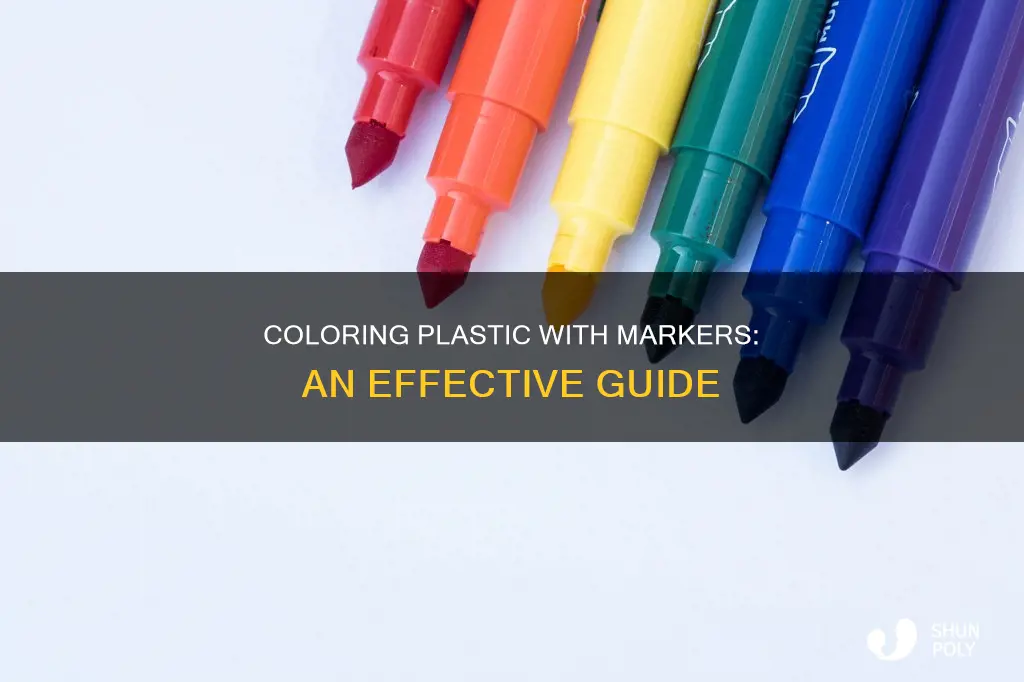 how to color plastic with marker