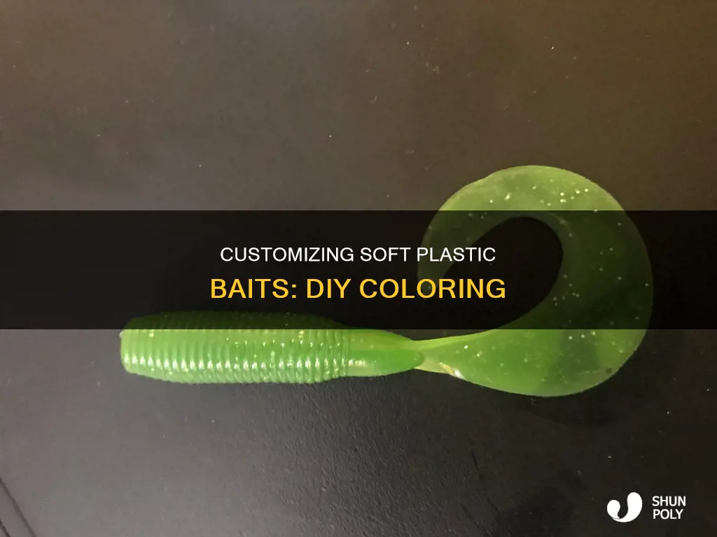 how to color soft plastic baits