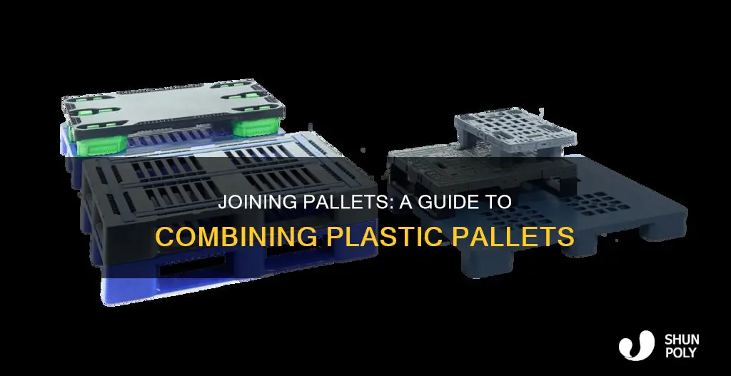how to combine 2 plastic pallets