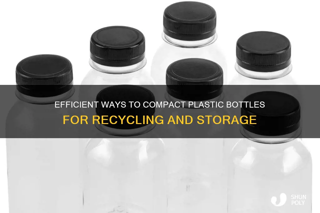 how to compact plastic bottles