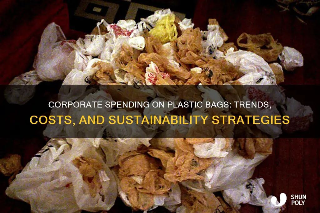 how to companies spend on plastic bags