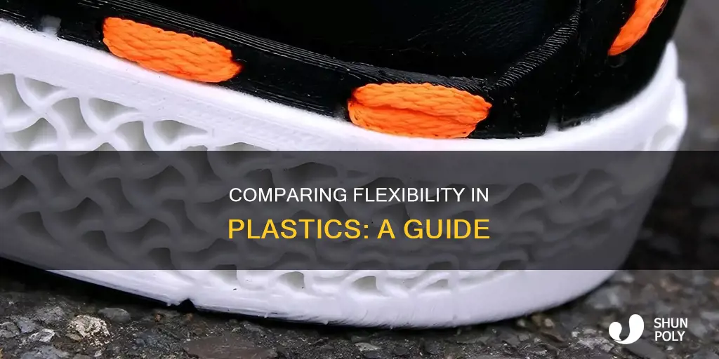 how to compare flexibility characteristics of plastics