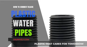 Joining Black Plastic Pipes: A Comprehensive Guide