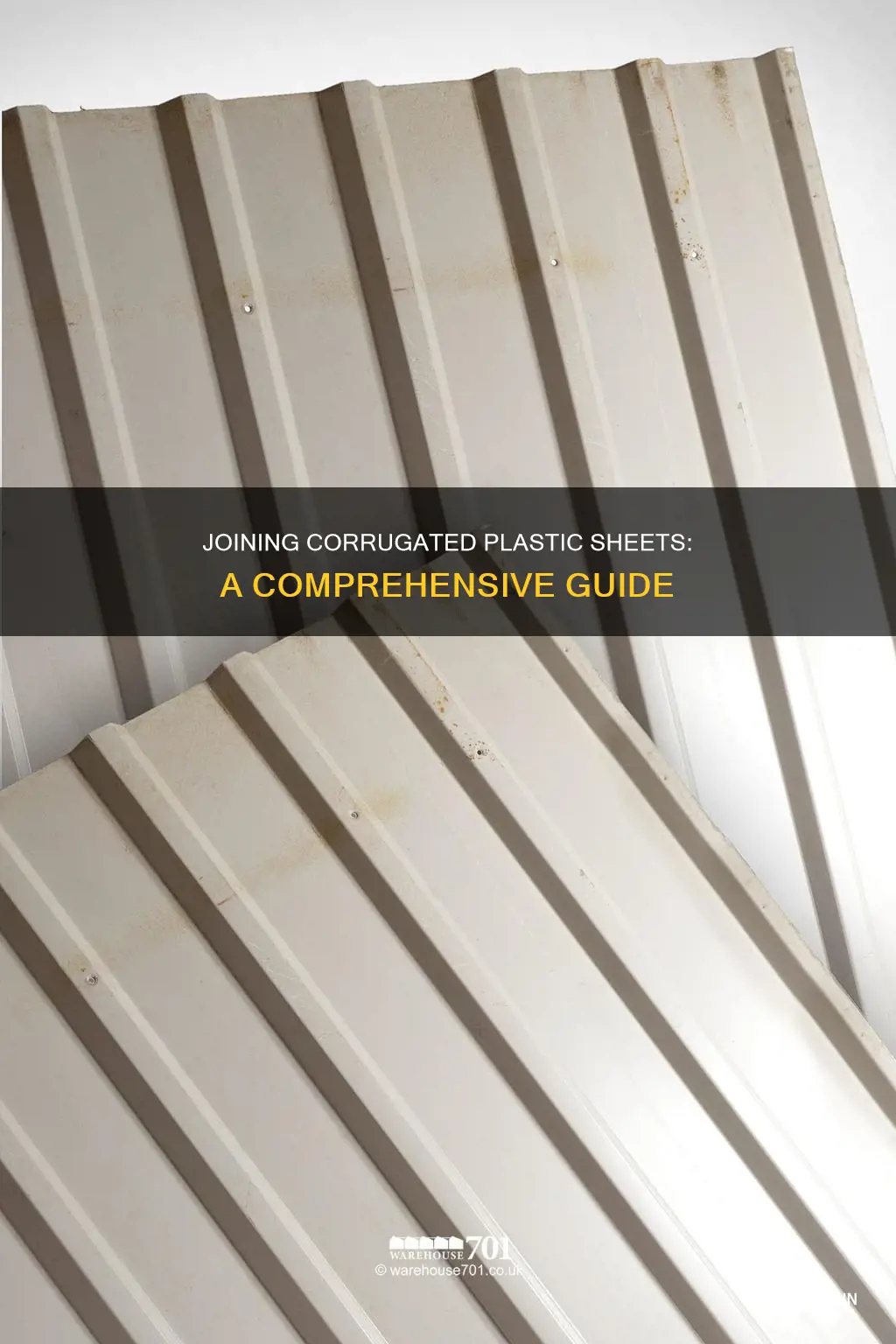 how to connect corrugated plastic sheets