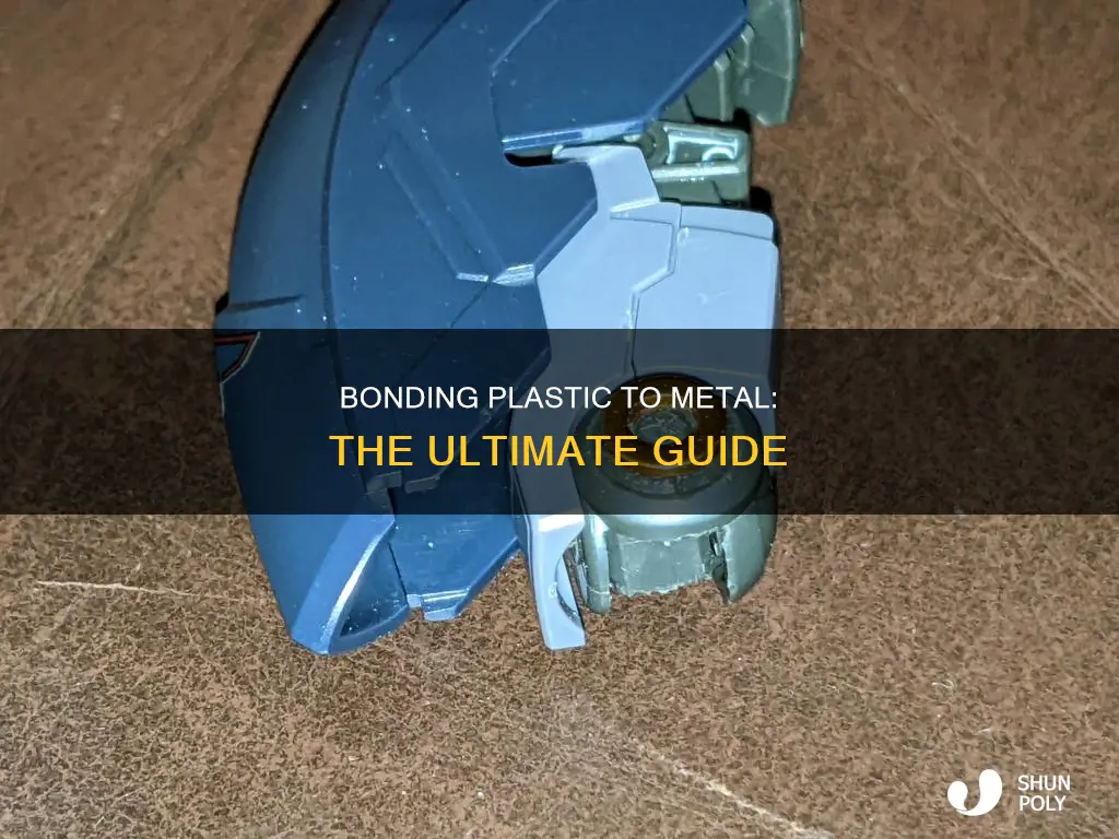how to connect metal deain to plastic
