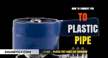 Connecting Pex to Plastic Pipes: A Comprehensive Guide
