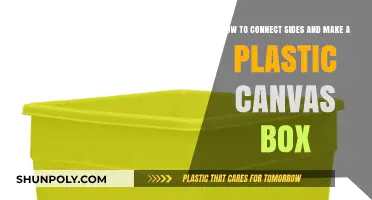 Crafting a Plastic Canvas Box: Connecting Sides Made Simple