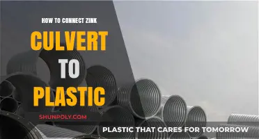 Connecting Zink Culvert to Plastic: Easy Steps to Success