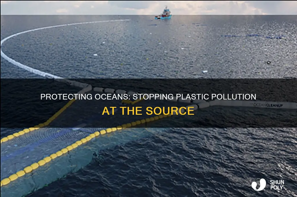 how to contain plastic in the ocean