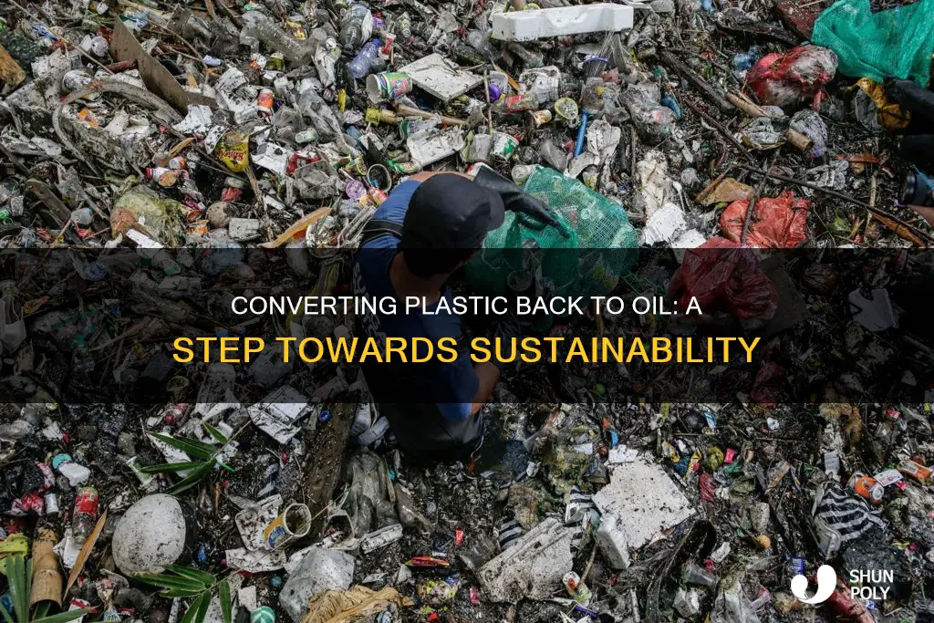 how to convert plastic back into oil