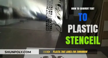 Creating Stencils: Turning Text into Plastic Art