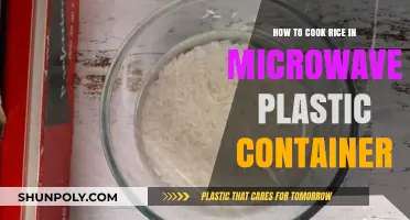 Microwaving Rice: A Quick Guide to Plastic Containers
