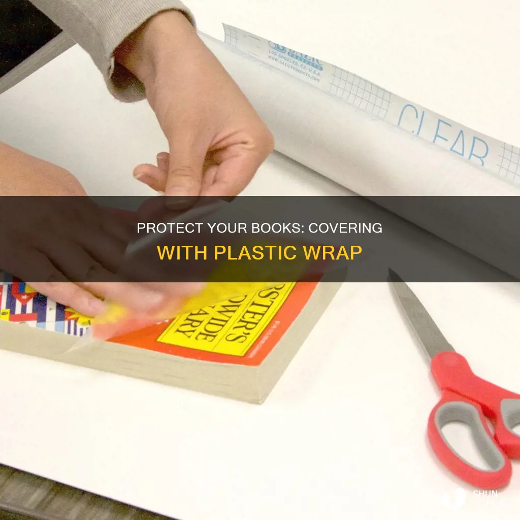 how to cover a book in plastic