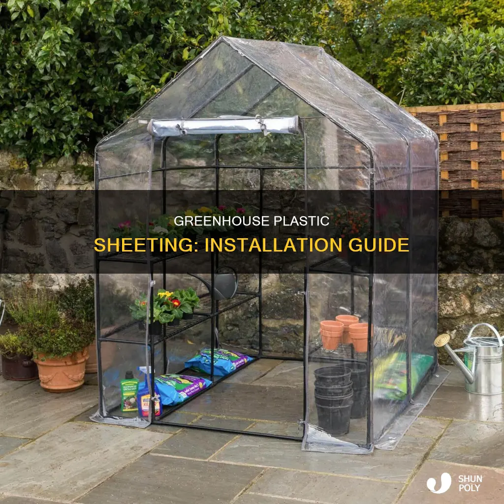 how to cover a greenhouse with plastic