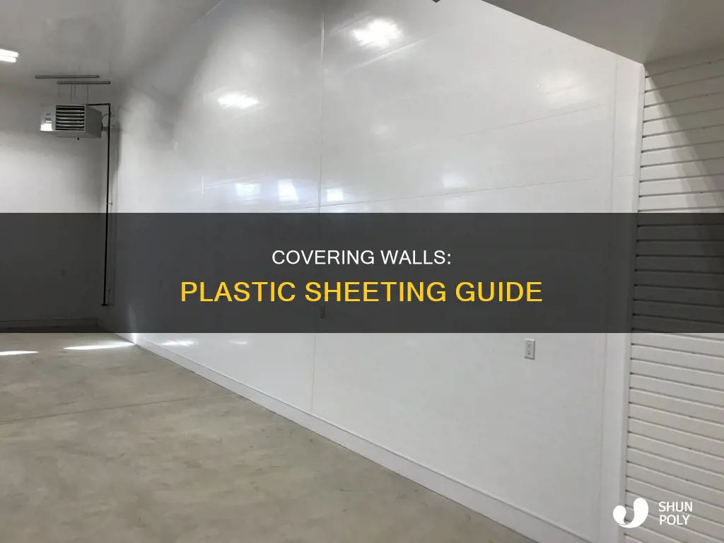 how to cover a wall with plastic