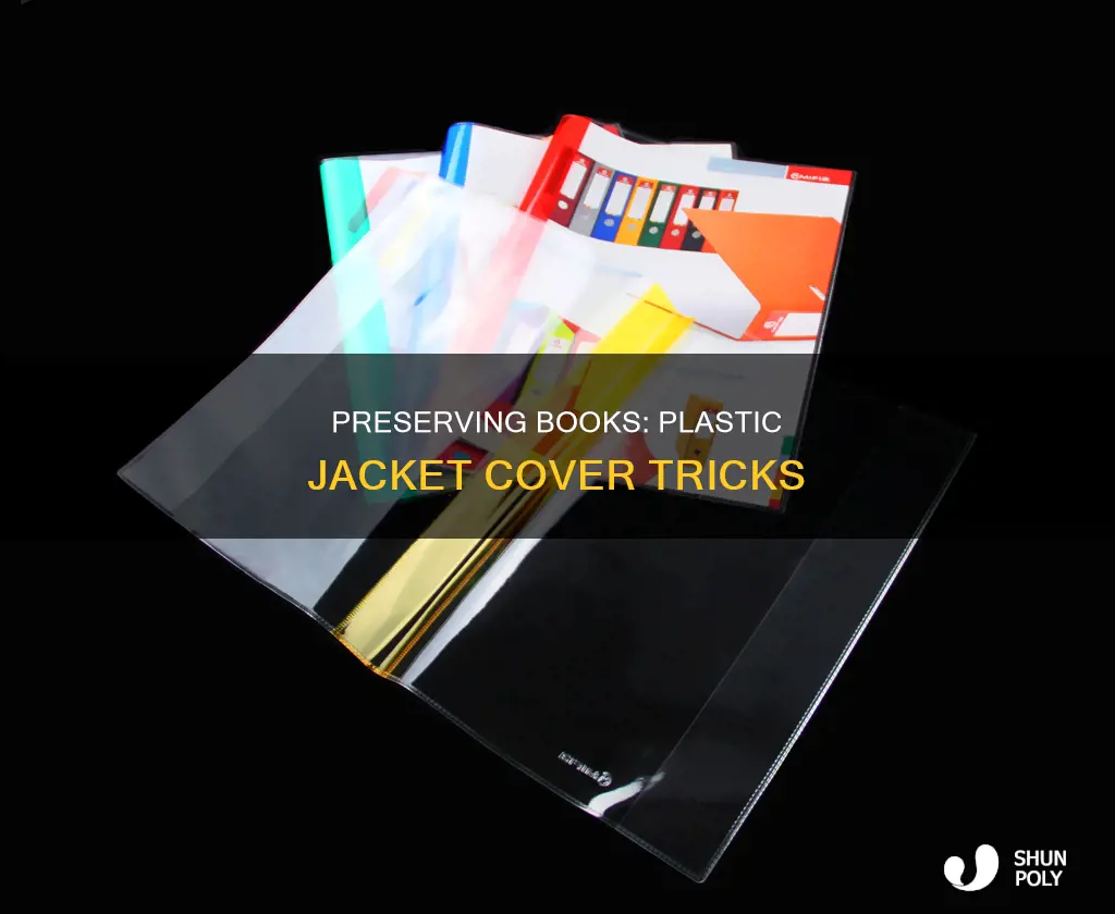 how to cover books with plastic jacket