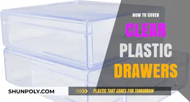 Creative Ways to Stylishly Cover Clear Plastic Drawers for a Fresh Look