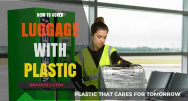 Protect Your Luggage: Covering with Plastic Wrap