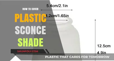 Creative Ways to Cover Plastic Sconce Shades