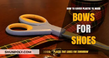 DIY Shoe Bow Tutorial: Covering Plastic for Stylish Footwear Accents