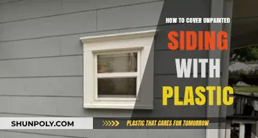 Covering Unpainted Siding: Plastic Protection