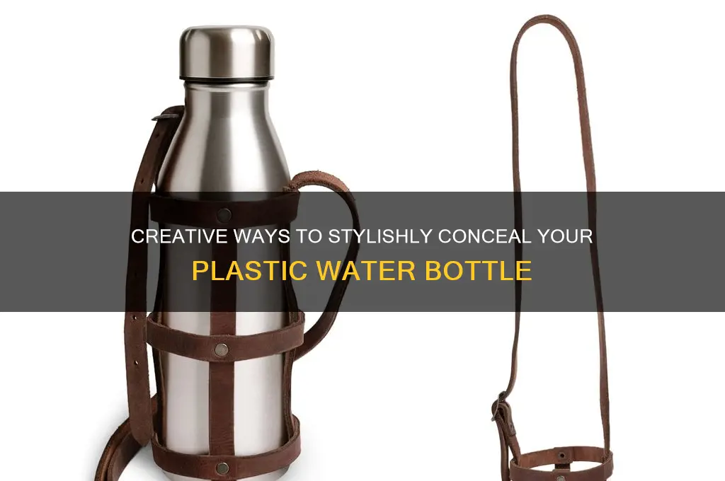 how to cover up a plastic water bottle