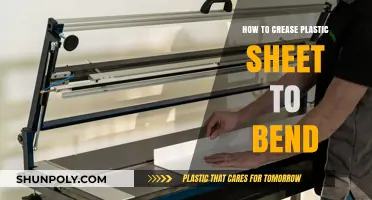 The Art of Bending Plastic Sheets