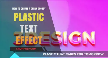 Mastering Glossy Plastic Text: A Step-by-Step Design Tutorial