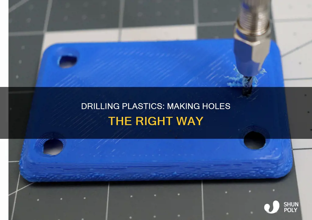 how to create a hole in plastic