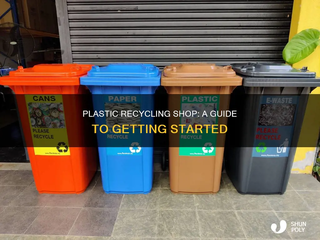 how to create a plastic recycle shop