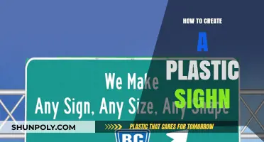 Creating a Sturdy Plastic Sign: A Step-by-Step Guide
