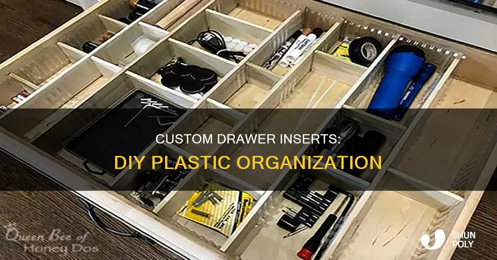 how to create custom plastic drawer inserts