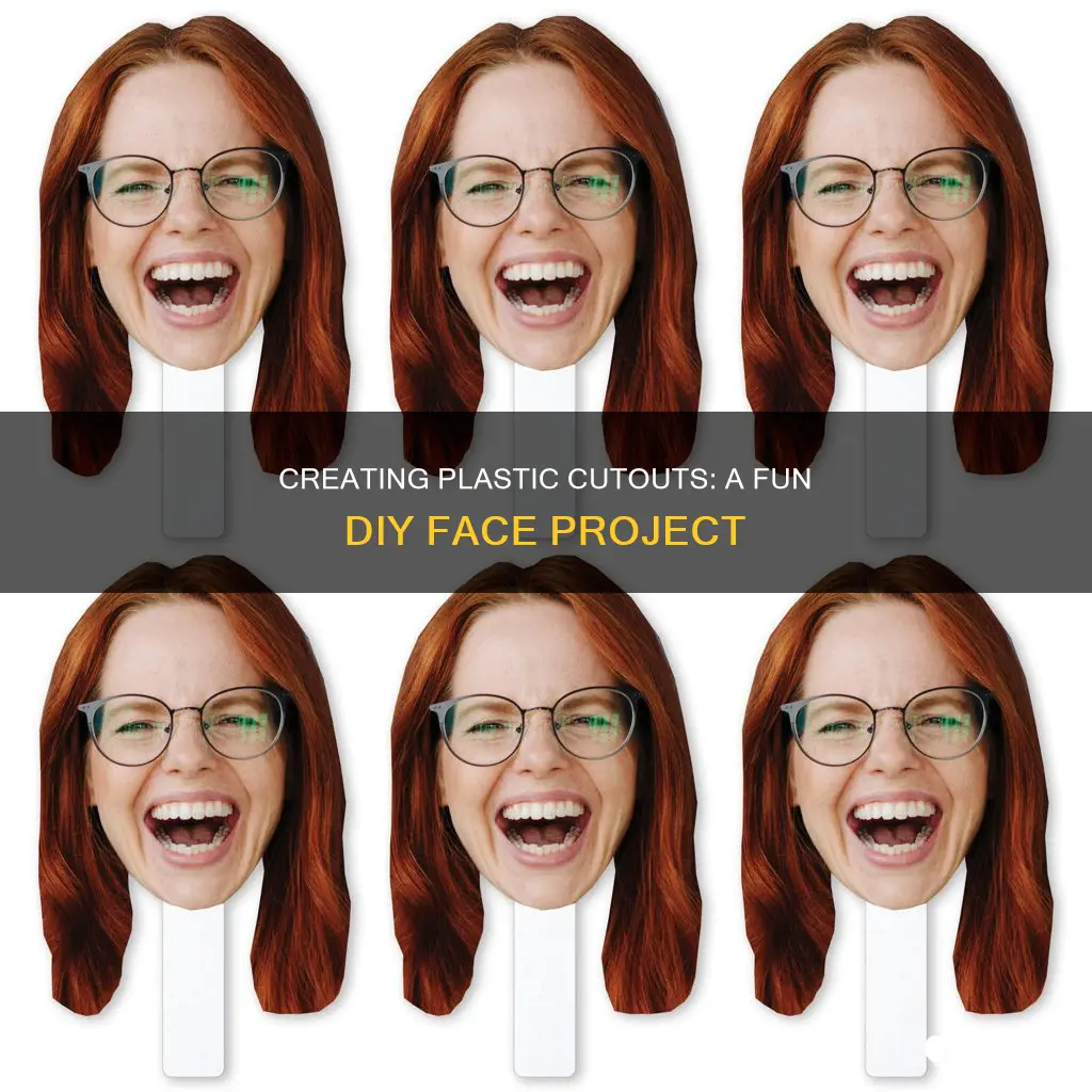 how to create plastic cutout of faces