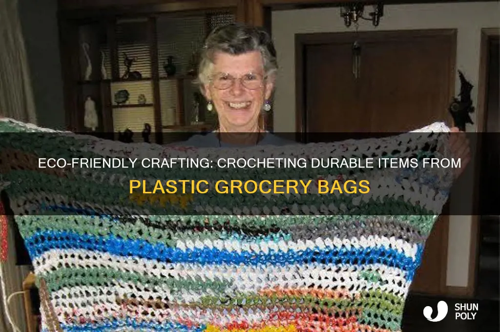 how to crochet plastic grocery bags