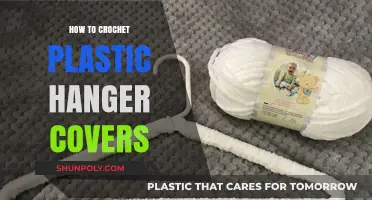 Creating Cozy Hanger Covers with Crochet and Plastic