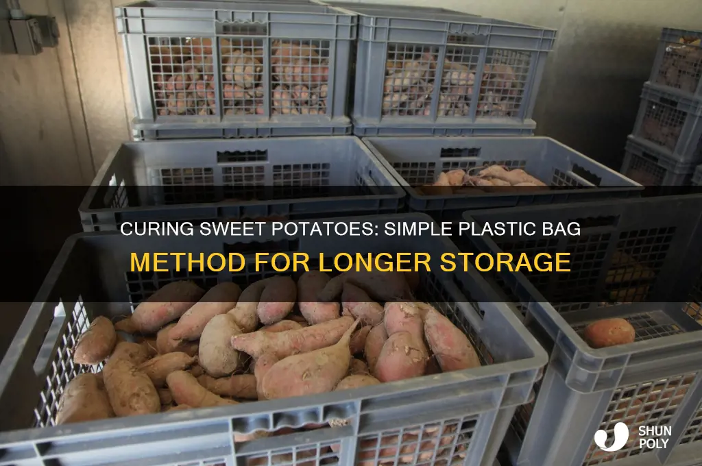 how to cure sweet potatoes in a plastic bag