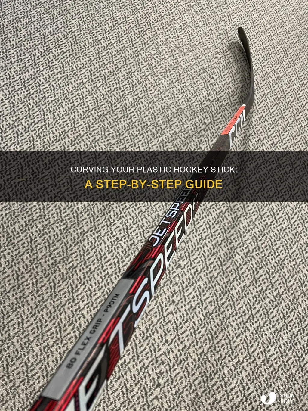how to curve a plastic hockey stick