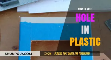 Easy DIY Guide: Cutting a Perfect Hole in Plastic Sheets