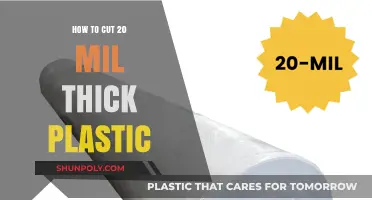 Efficient Techniques for Cutting 20 Mil Thick Plastic Sheets